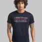 Men Regular Fit Orange T-Shirt