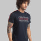 Men Regular Fit Orange T-Shirt