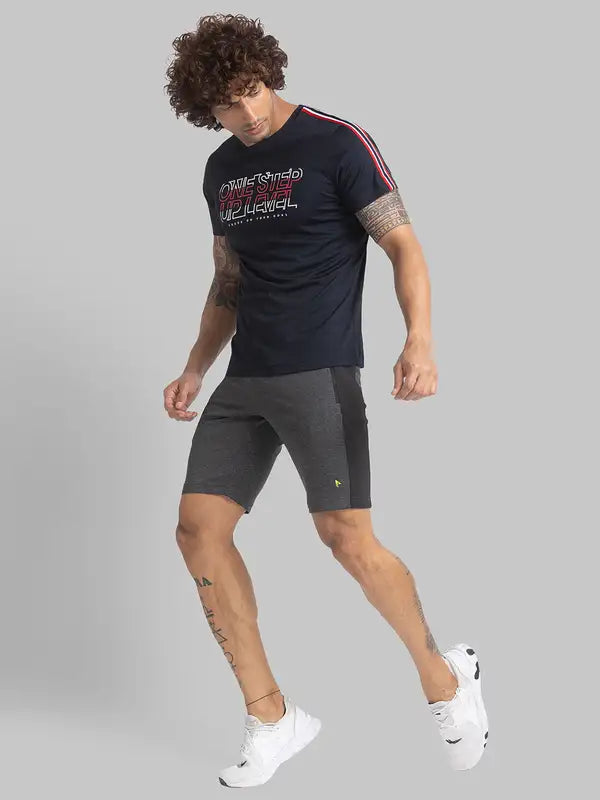 Men Regular Fit Orange T-Shirt