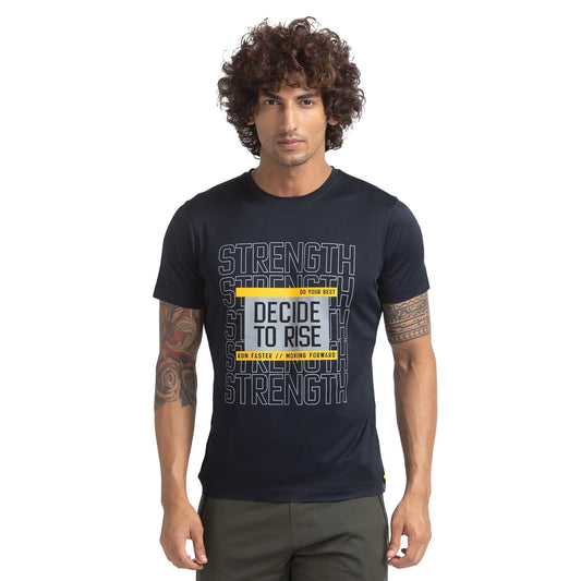 Men Regular Fit Maroon T-Shirts