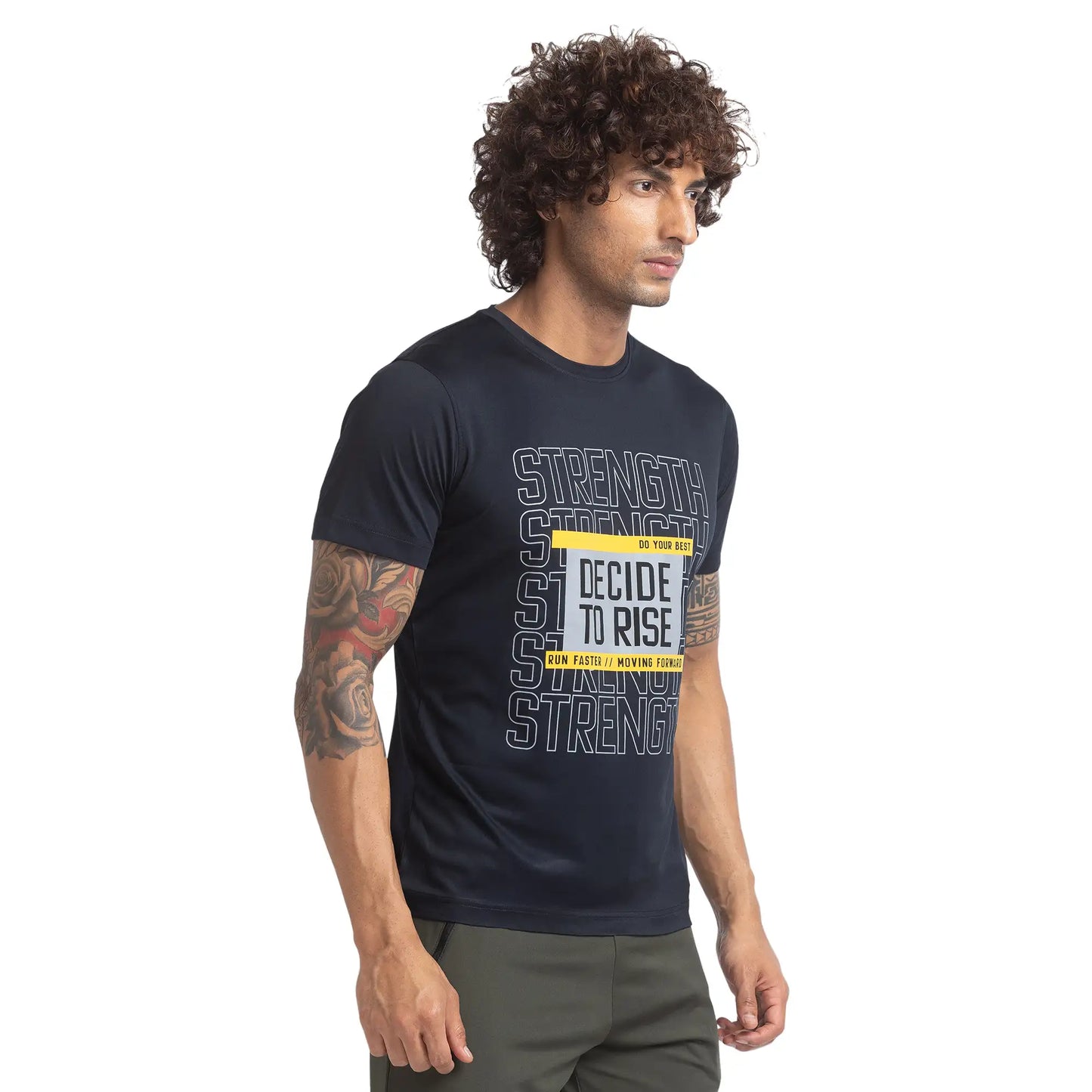 Men Regular Fit Maroon T-Shirts