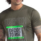 Men Regular Fit Blue T-Shirts