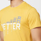 Parx Men Yellow Print Regular Fit Cotton Polo Neck T-Shirt