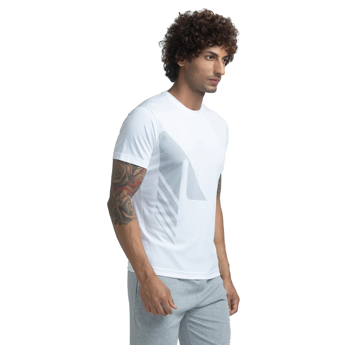 Men Regular Fit Green T-Shirts