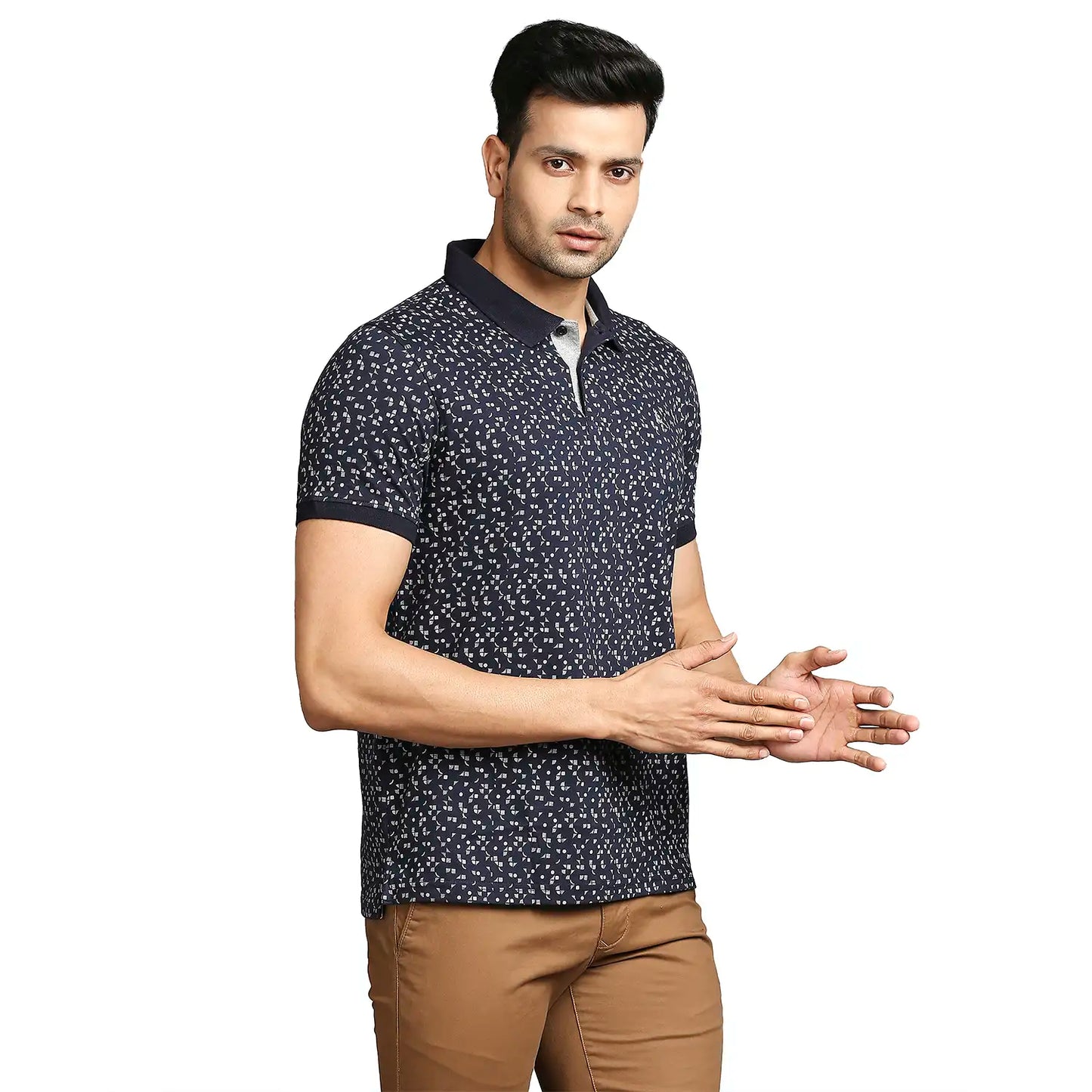 Men Slim Fit Medium Red Polo