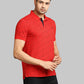 Men Regular Fit Dark Blue Polo