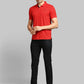 Men Regular Fit Dark Blue Polo