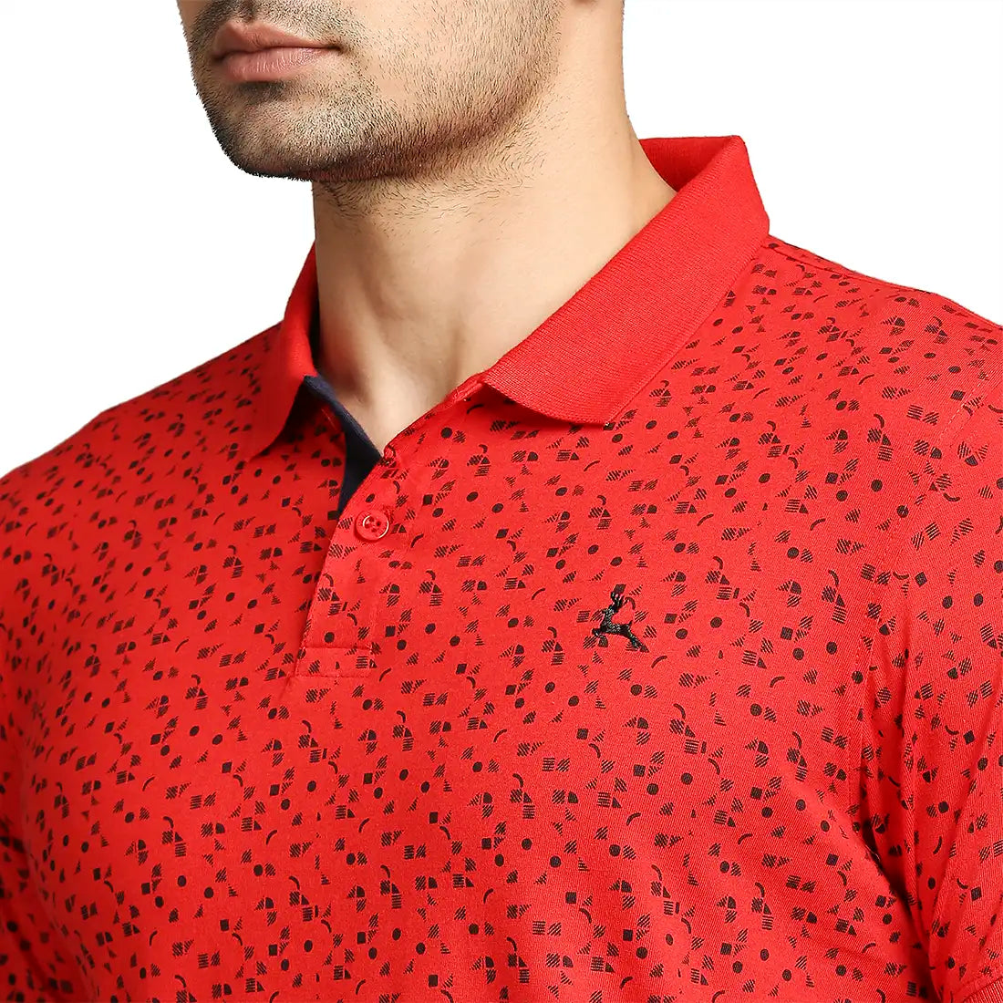 Men Regular Fit Dark Blue Polo