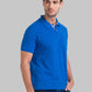 Men Regular Fit Blue Polo