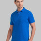 Men Regular Fit Blue Polo