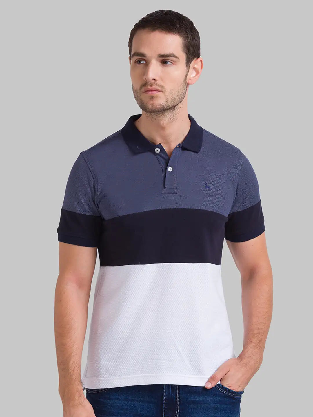Men Slim Fit Black Polo