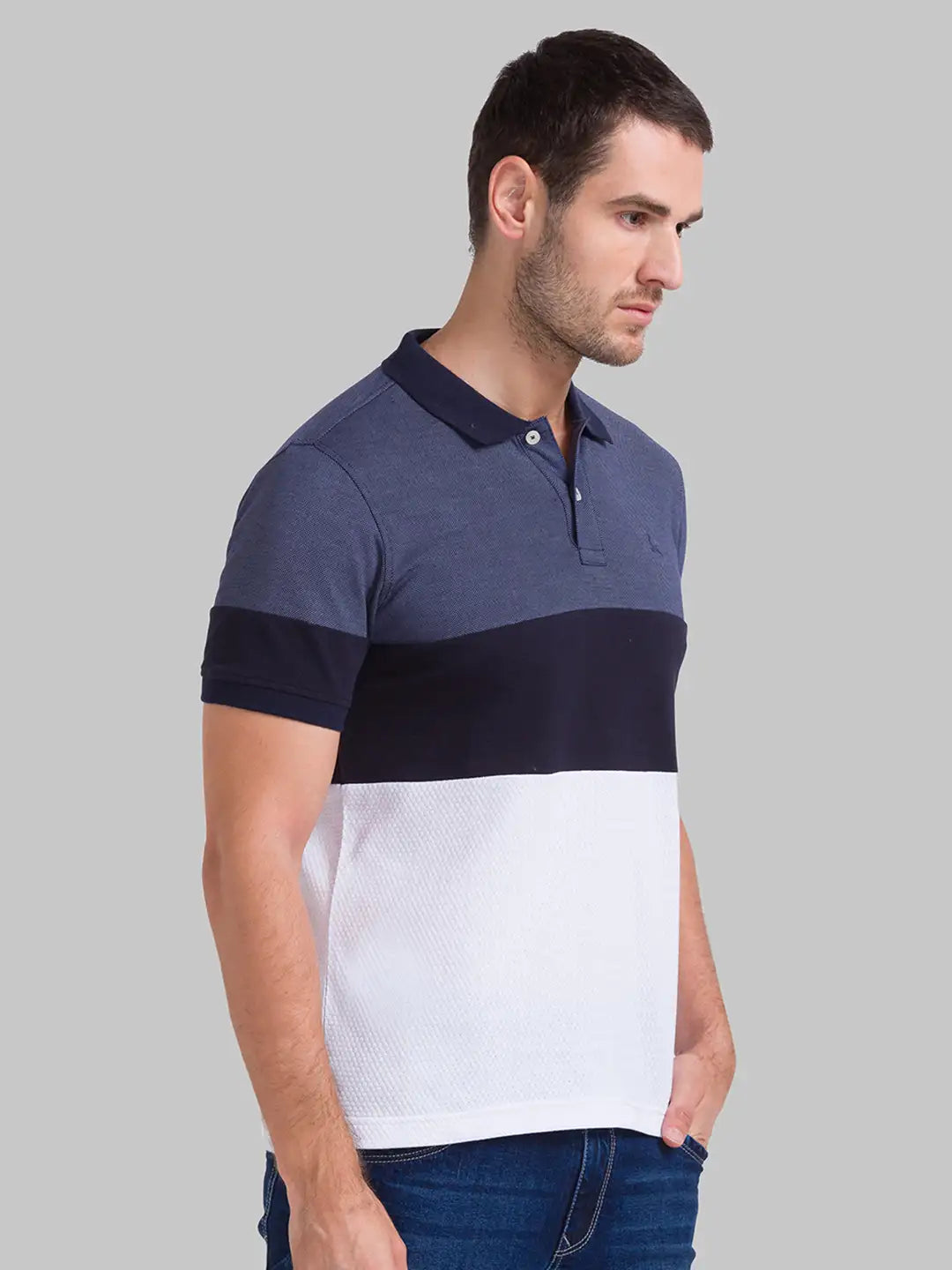 Men Slim Fit Black Polo