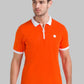 Men Regular Fit Blue Polo