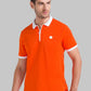 Men Regular Fit Blue Polo