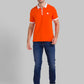 Men Regular Fit Blue Polo