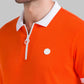 Men Regular Fit Blue Polo
