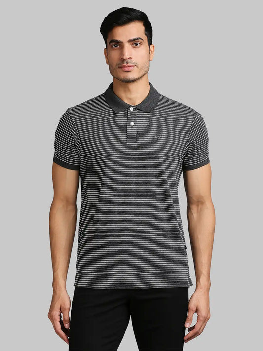 Men Regular Fit Medium Orange Polo