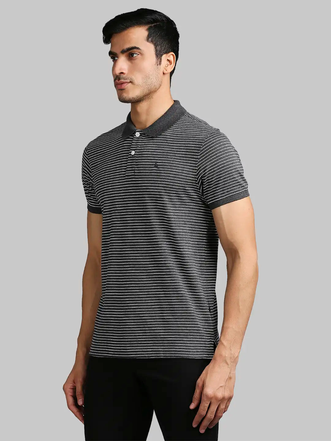 Men Regular Fit Medium Orange Polo