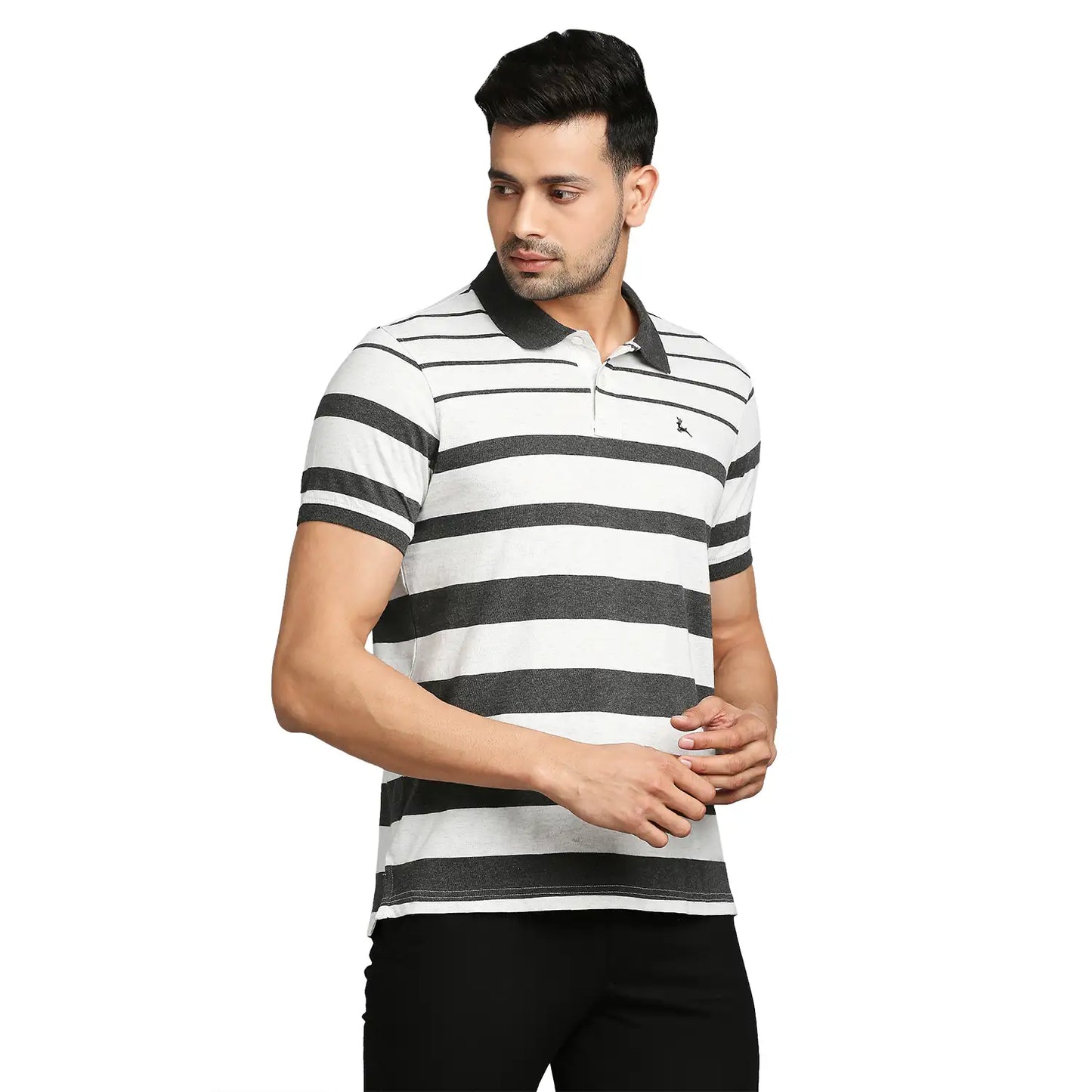 Men Regular Fit Medium Yellow Polo