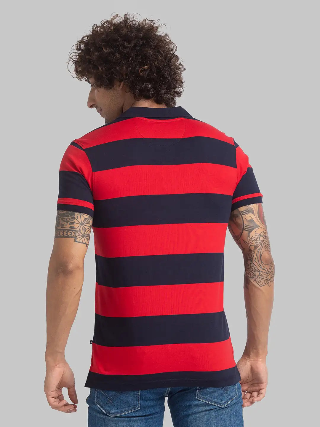 Men Regular Fit Medium Red Polo