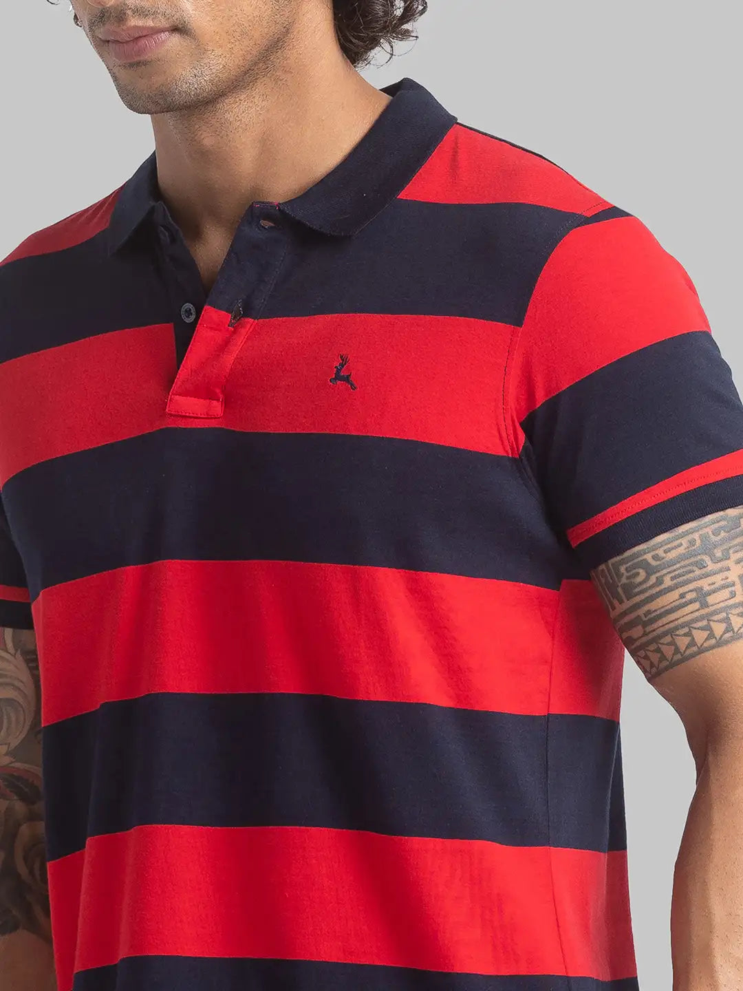 Men Regular Fit Medium Red Polo