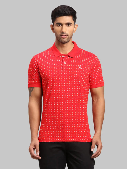 Men Regular Fit White Polo