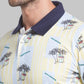 Men Regular Fit Dark Blue Polo