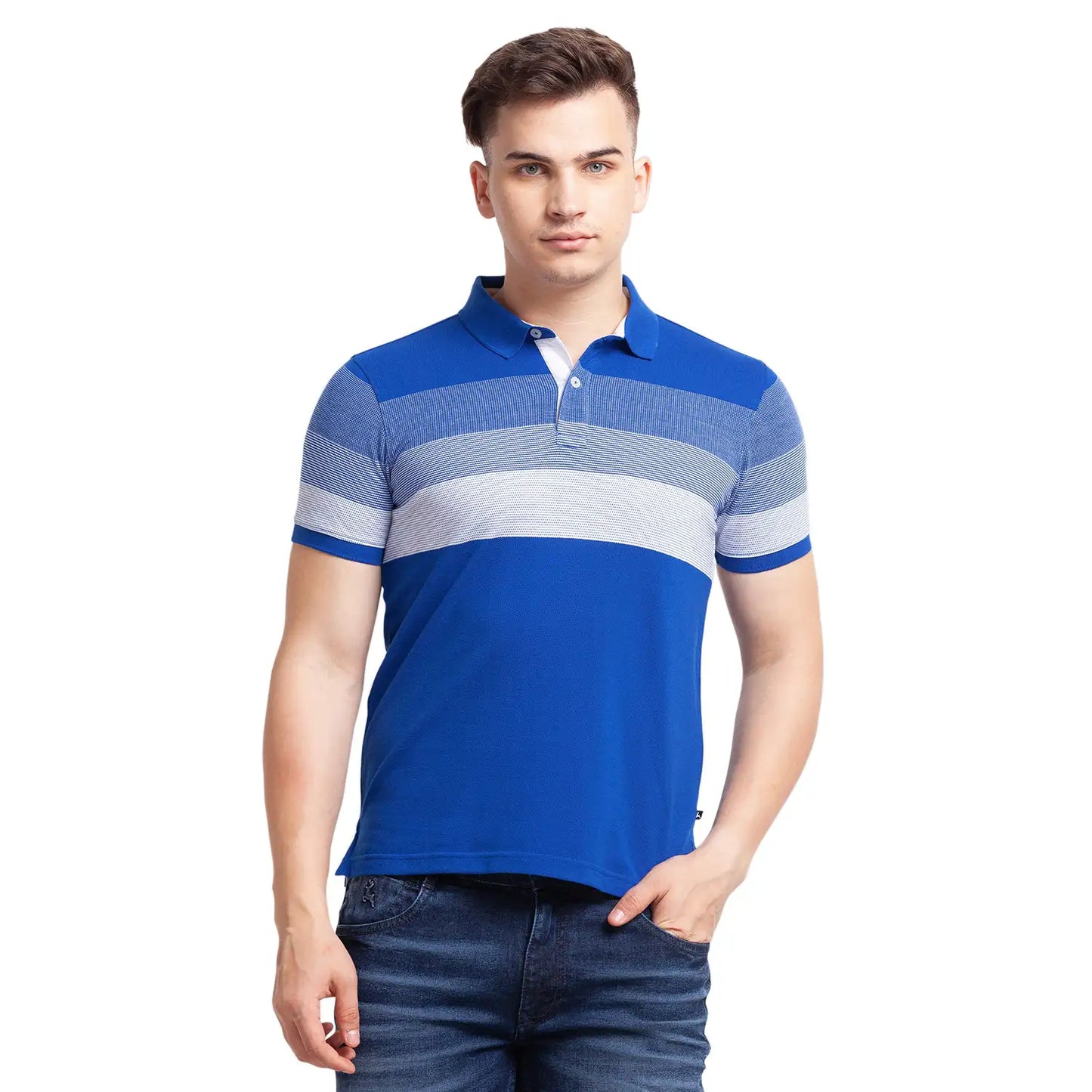 Men Regular Fit Orange T-Shirt