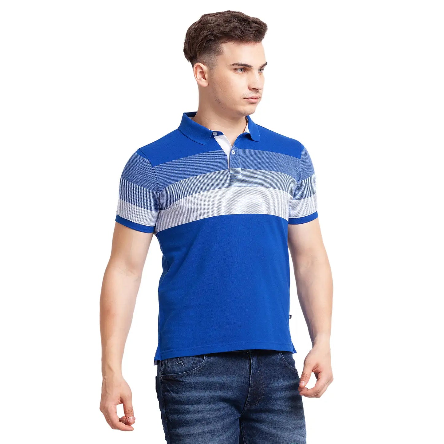 Men Regular Fit Orange T-Shirt