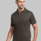 Men Regular Fit Blue Polo