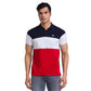 Men Regular Fit Blue Polo