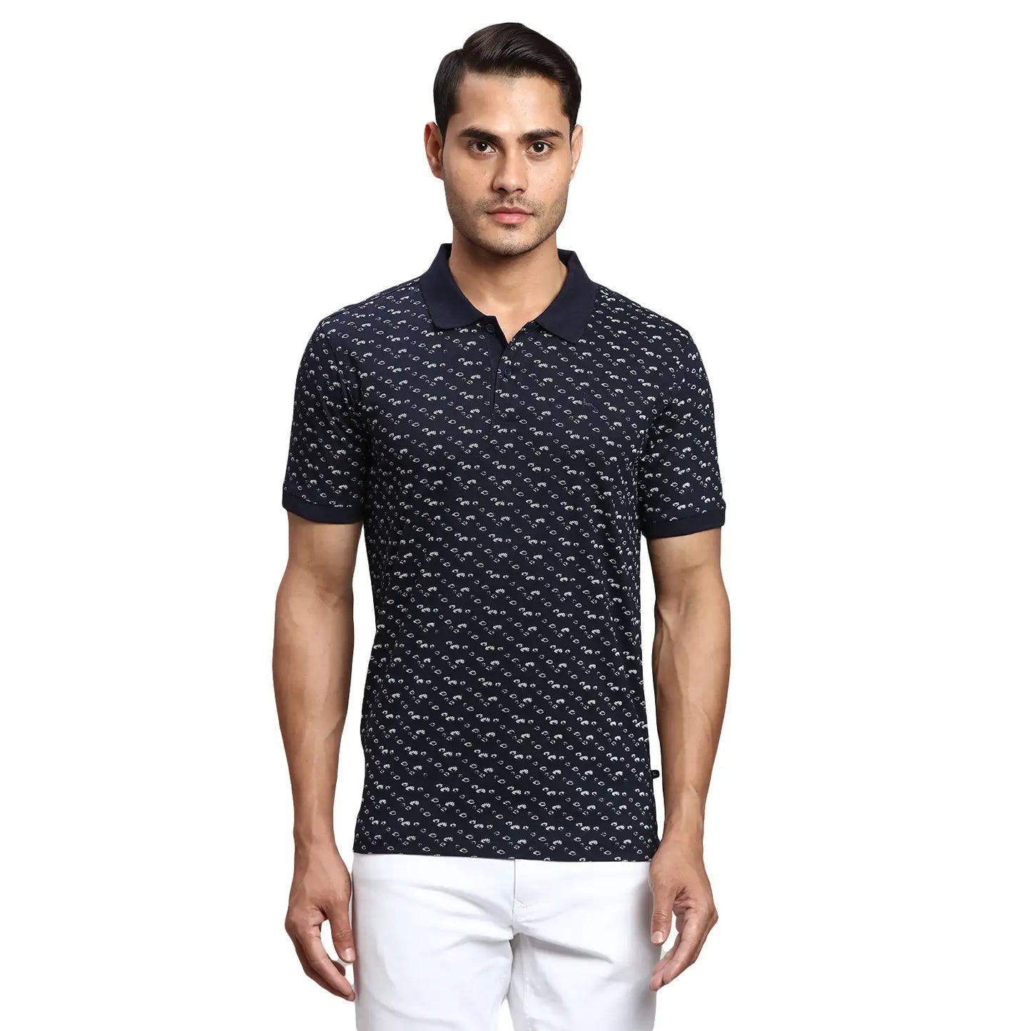 Men Regular Fit Yellow Polo