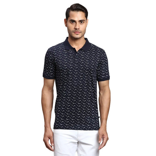 Men Regular Fit Yellow Polo
