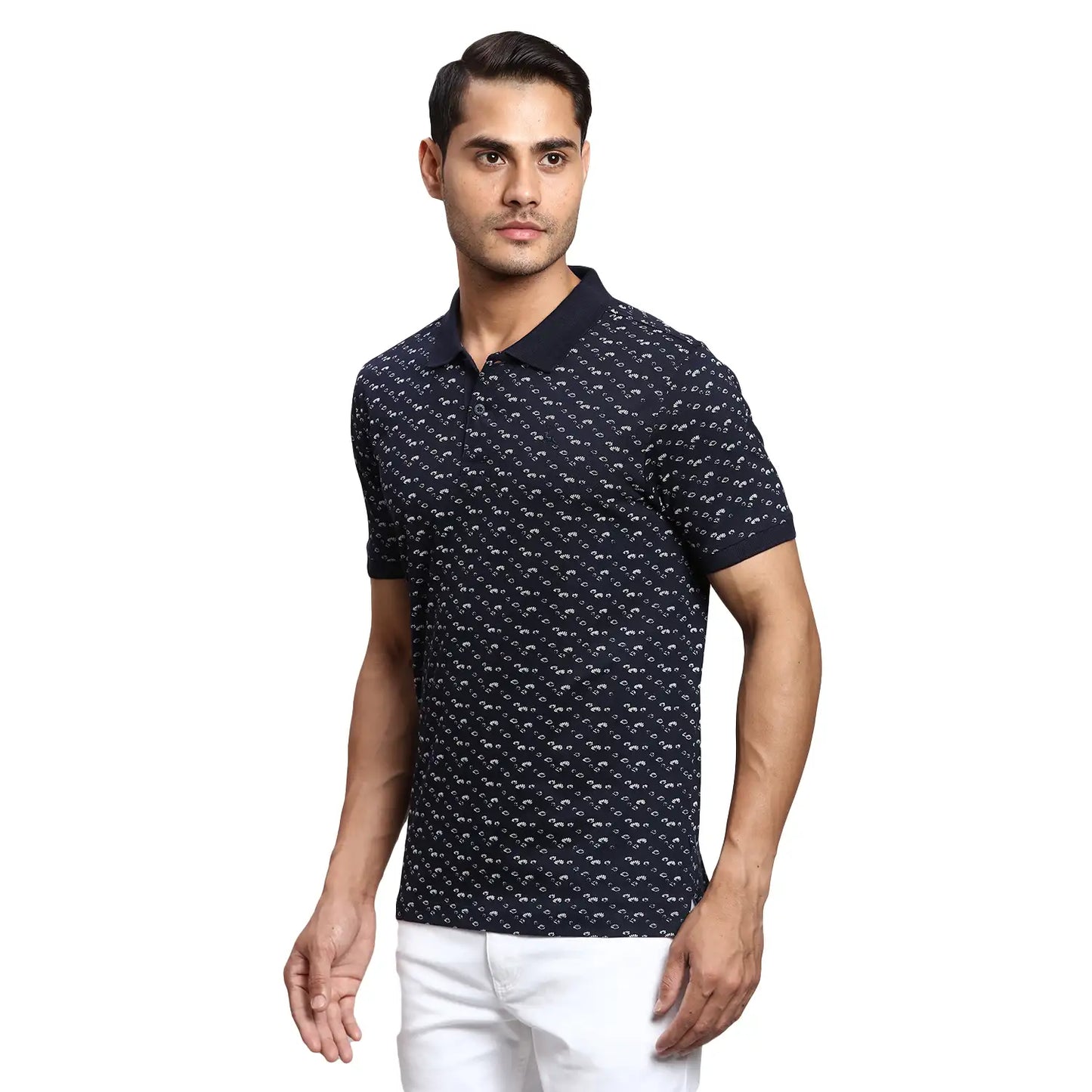 Men Regular Fit Yellow Polo
