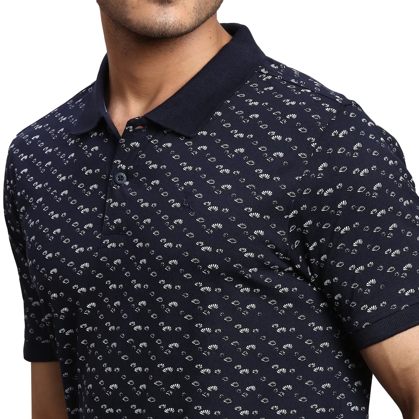 Men Regular Fit Yellow Polo