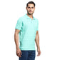 Men Regular Fit Blue Polo