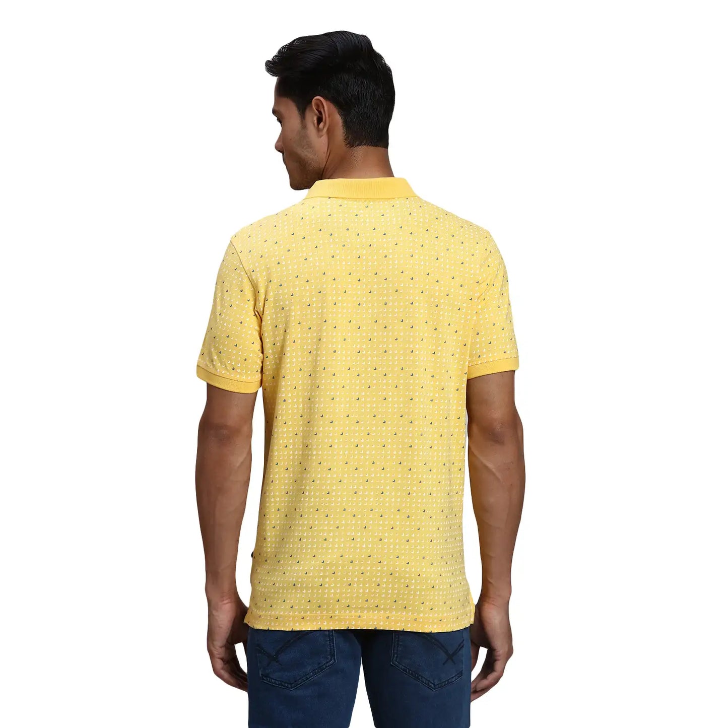 Men Regular Fit Green Polo