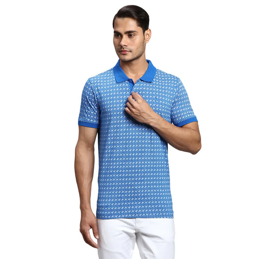 Men Regular Fit Yellow Polo