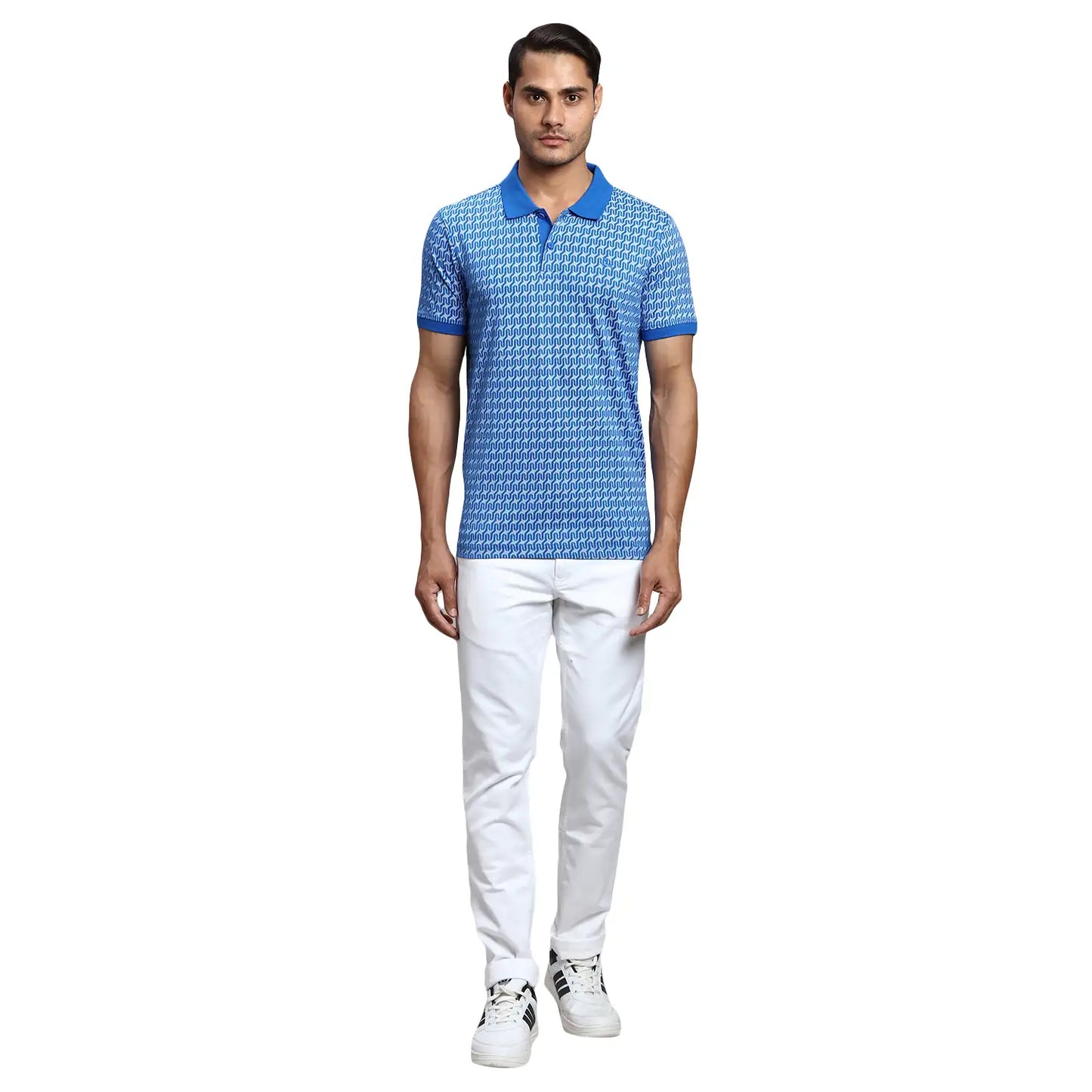 Men Regular Fit Yellow Polo