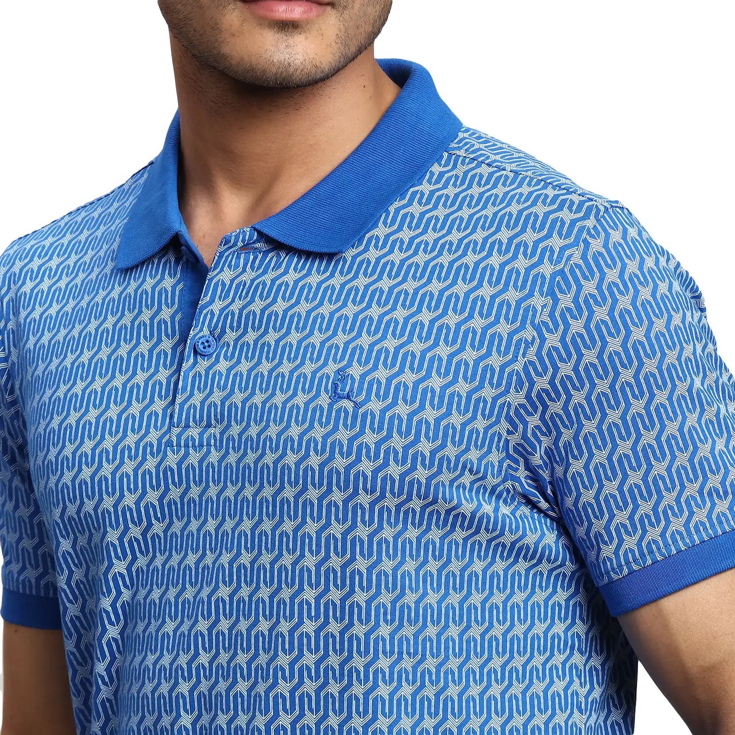 Men Regular Fit Yellow Polo