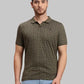 Men Regular Fit Orange T-Shirt