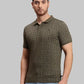 Men Regular Fit Orange T-Shirt