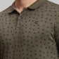 Men Regular Fit Orange T-Shirt