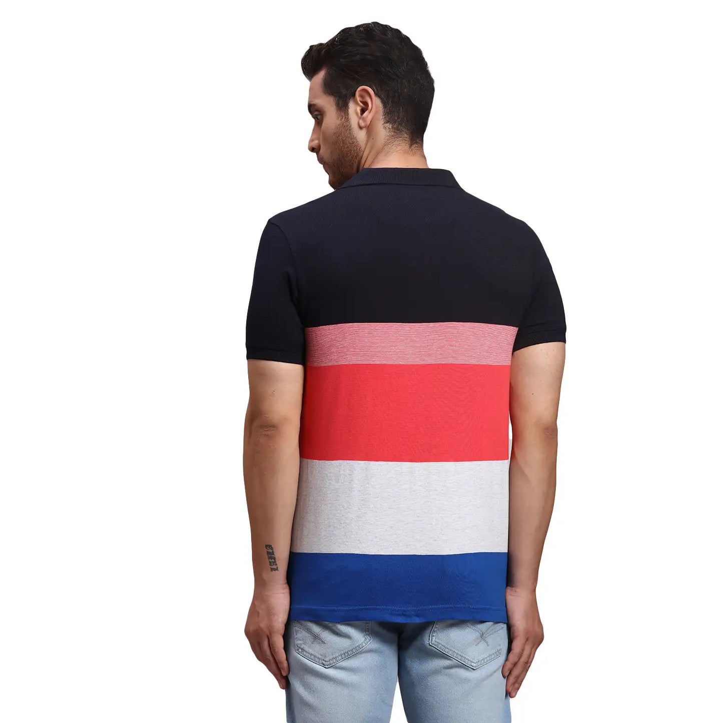 Men Regular Fit White Polo