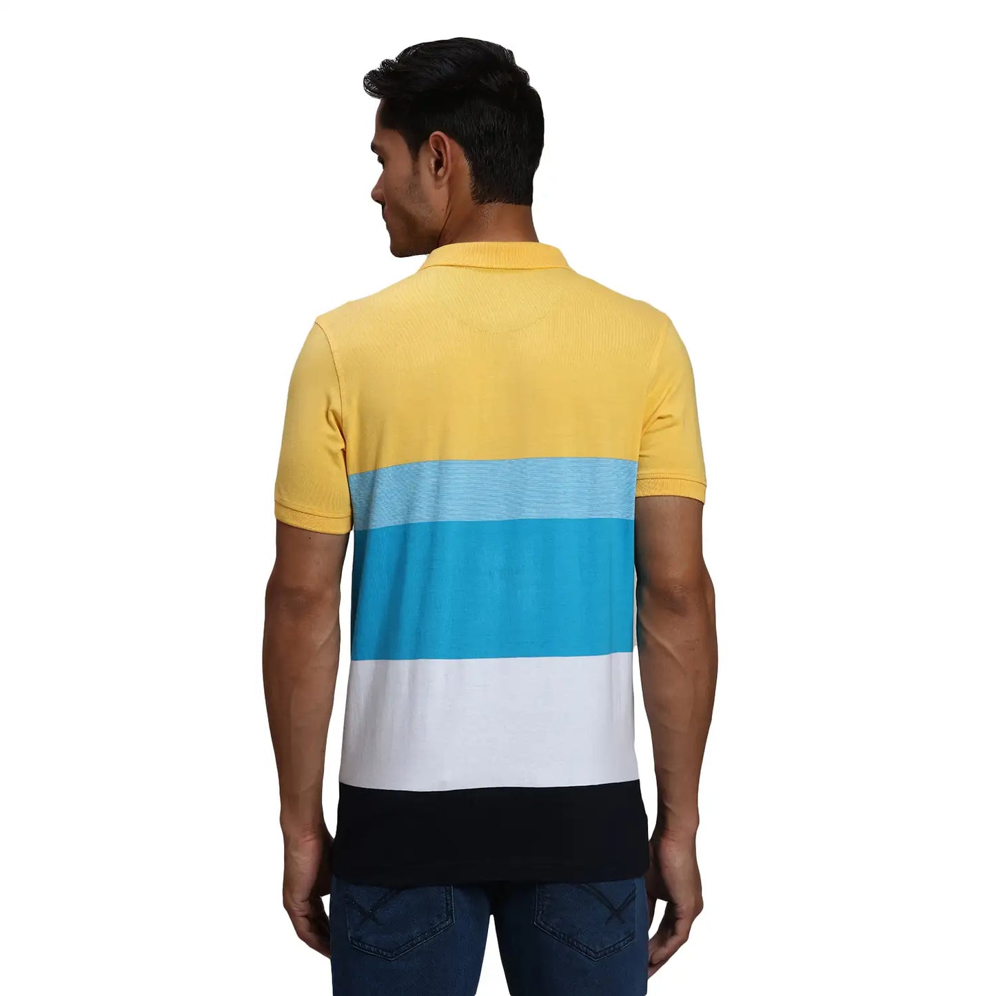 Men Regular Fit Grey Polo