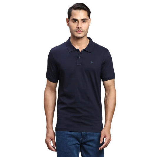 Men Regular Fit Green Polo