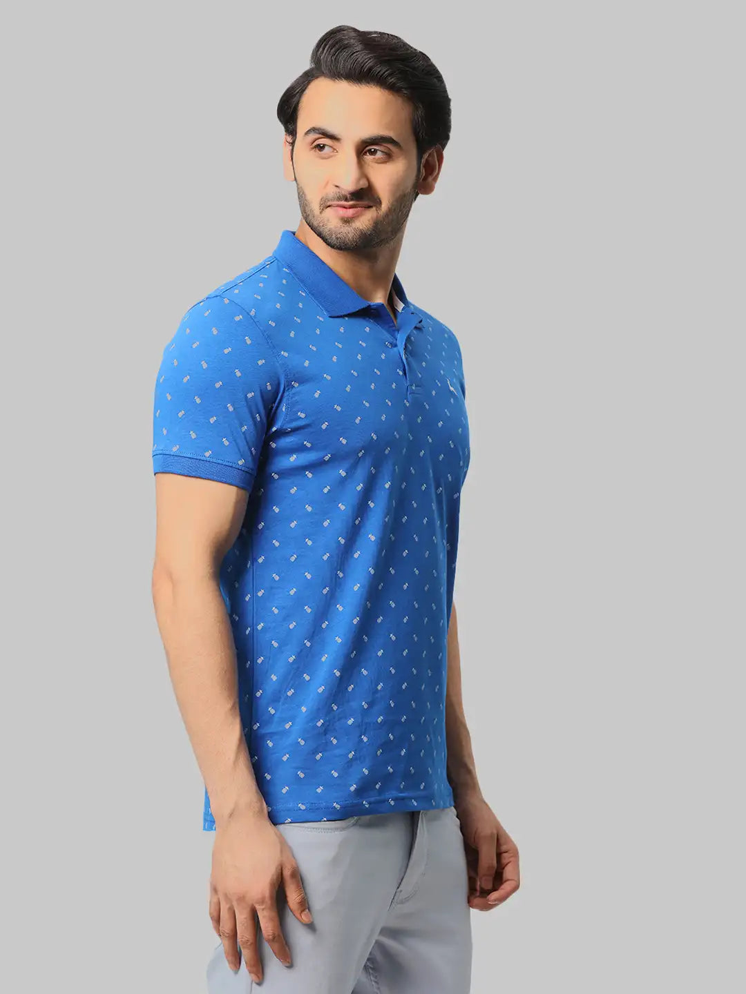 Men  Blue T-SHIRT