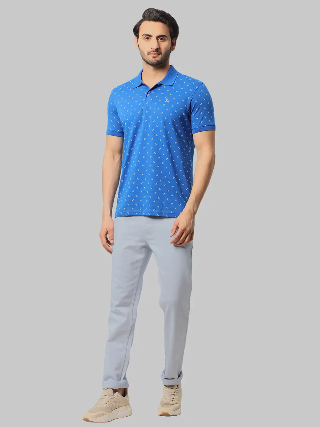 Men  Blue T-SHIRT