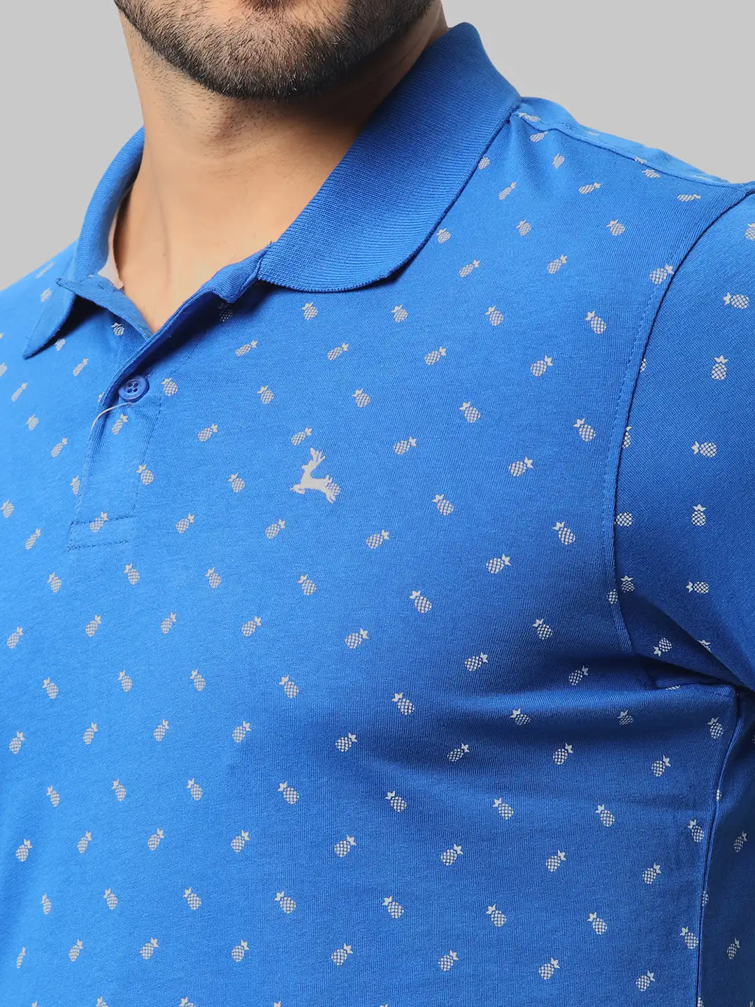 Men  Blue T-SHIRT