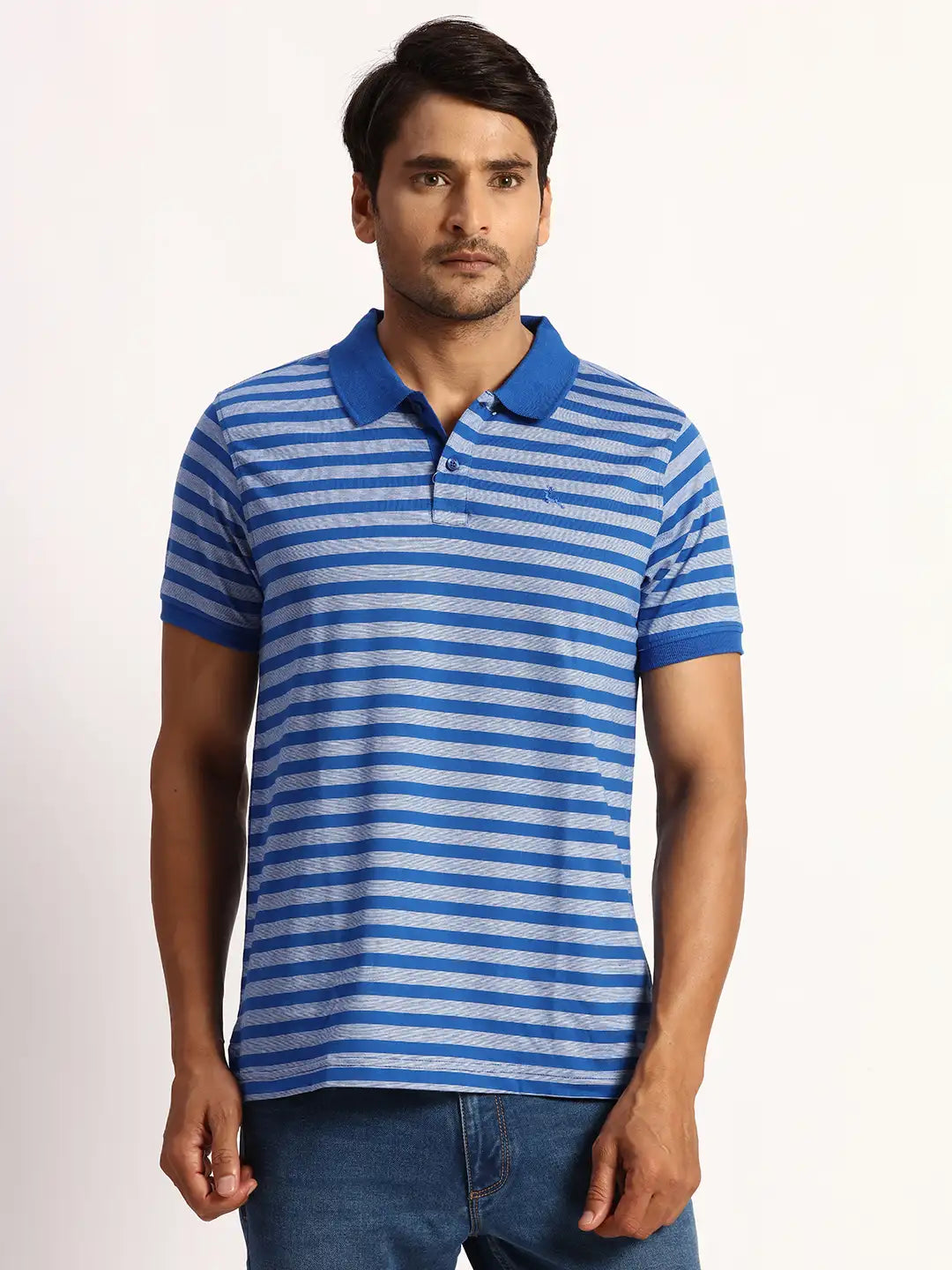 Men  Blue T-SHIRT